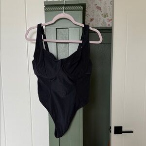 Black One-Piece Swimsuit